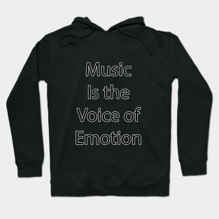 Music Quote 4 Hoodie